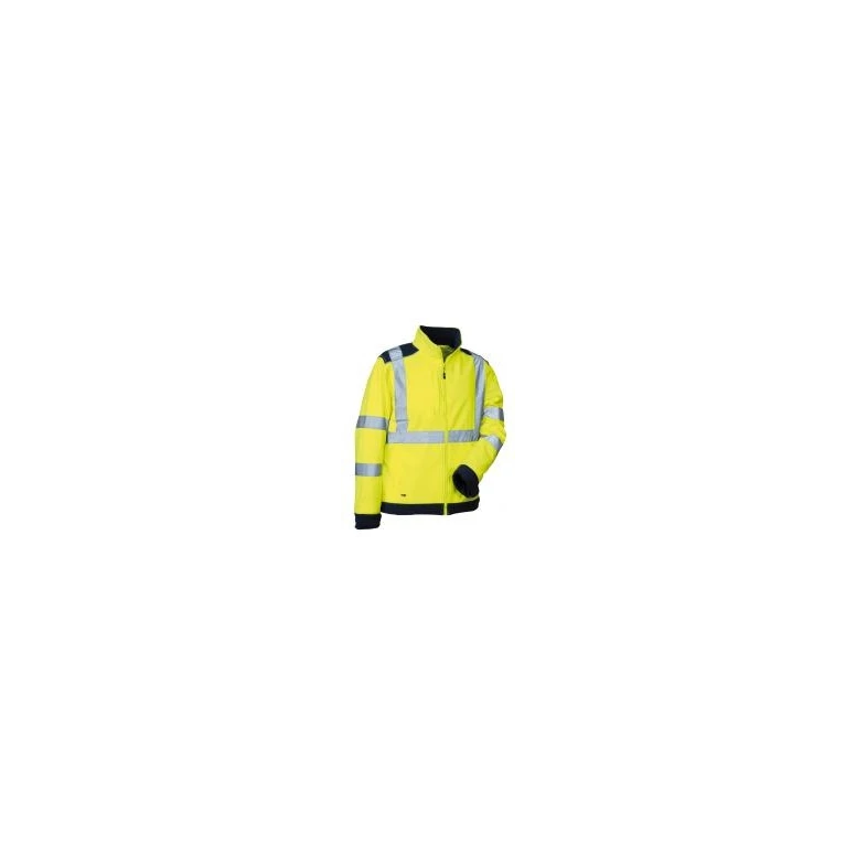 Alles muss raus -  Arbeitsjacke Softshell Hochsichtbarkeit  Cofra Sideia V296- 0- 02 Größe 4XL Farbe Gelb marine
