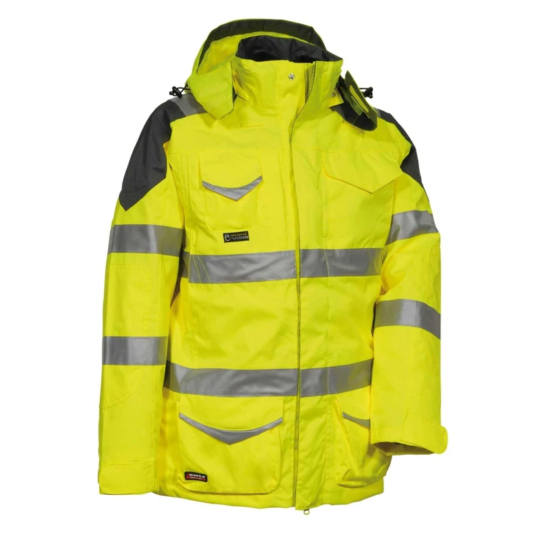 Alles muss raus -  Arbeitsparka Hochsichtbarkeit  Cofra Protection V024- 0- 00 Größe 46 Farbe Orange