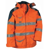Alles muss raus -  Arbeitsparka Hochsichtbarkeit  Cofra Protection V024- 0- 00 Größe 46 Farbe Orange