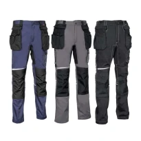 Alles muss raus -  Arbeitshosen Stretch elastisch Multitaschen Cofra Lemno V581- 0- 02 Größe 46 Farbe Anthrazit Schwarz