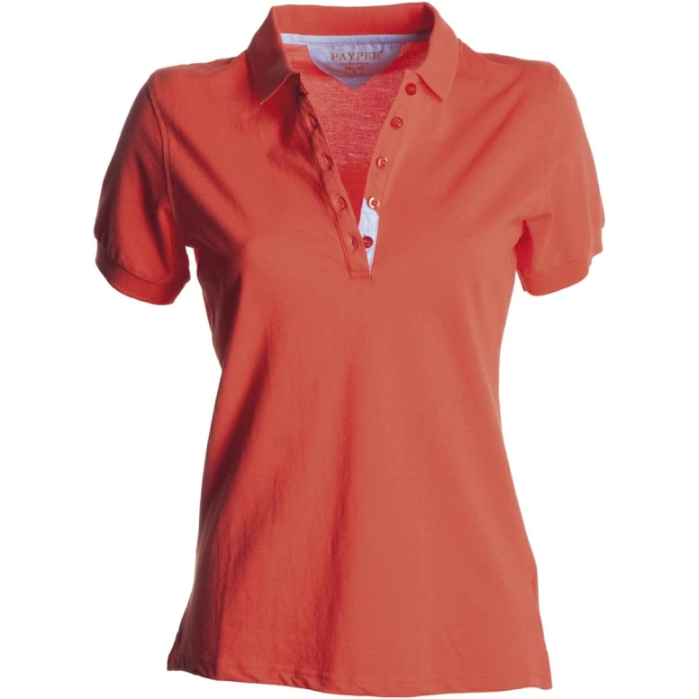 Alles muss raus -  Polo Kurzarm 100% Baumwolle Glamour -  Payper AY 7413 -  Größe XL Rosa