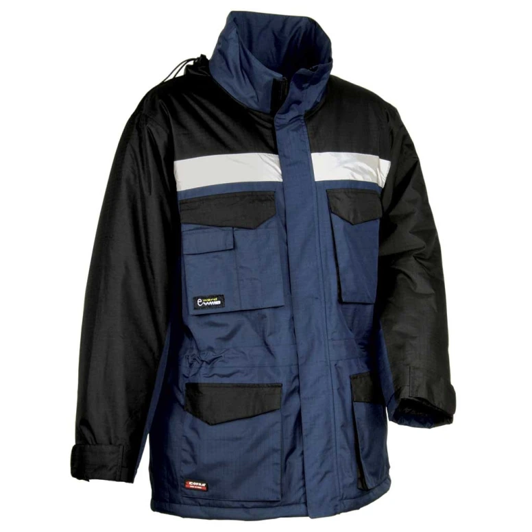 Alles muss raus -  Gefütterte Arbeitsjacke Multitaschen Cofra Gust V190- 0- 02 Größe S Farbe Anthrazit Schwarz