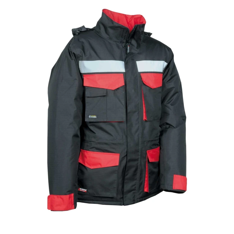 Alles muss raus -  Gefütterte Arbeitsjacke Multitaschen Cofra Gust V190- 0- 02 Größe S Farbe Anthrazit Schwarz
