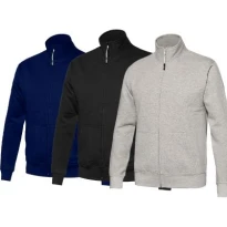 Alles muss raus -  Arbeitsjacke mit Reißverschluss ISSA LINE -  04822 Pelmo Größe 2XL Farbe Schwarz