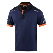 Alles muss raus  -  Arbeits- Poloshirt Sparco Tech 02415 Größe XL Schwarz Hellblau