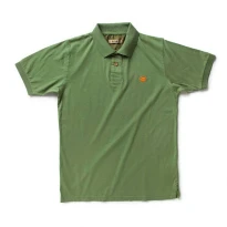 Alles muss raus -  Arbeits- Poloshirt Dike 100% Baumwolle Poise con logo Dike sul lato cuore 92121 Farbe Grün Größe L