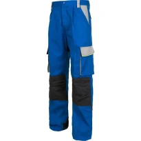 Alles muss raus -  Hose WORK TEAM Multitaschen WF5852 Farbe Royal/Grau c./Navy Größe 46