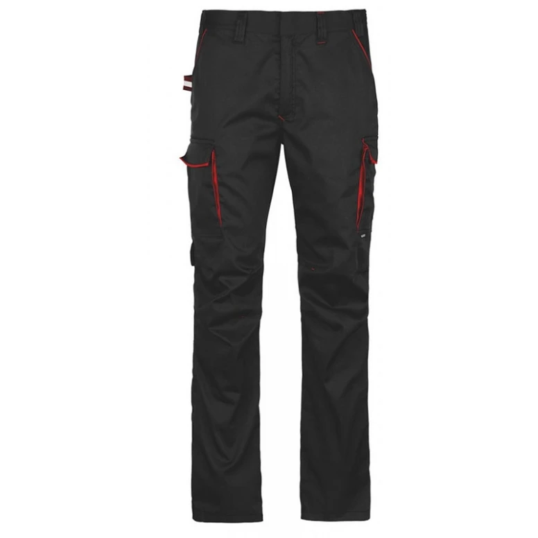 Alles muss raus -  Arbeitshosen Ducati Workwear Multitaschen mit Gummizug in der Taille INN- MOTION PRO Farbe Schwarz Größe 46