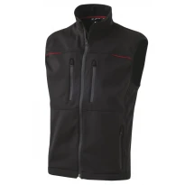 Alles muss raus -  Arbeitsweste Softshell Ducati Workwear Multitaschen INN- FUEL Farbe Schwarz Größe 52