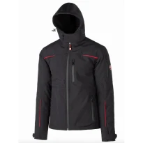 Alles muss raus -  Softshelljacke Ducati Workwear Multitaschen INN- POLE PLUS Farbe Schwarz Größe 54