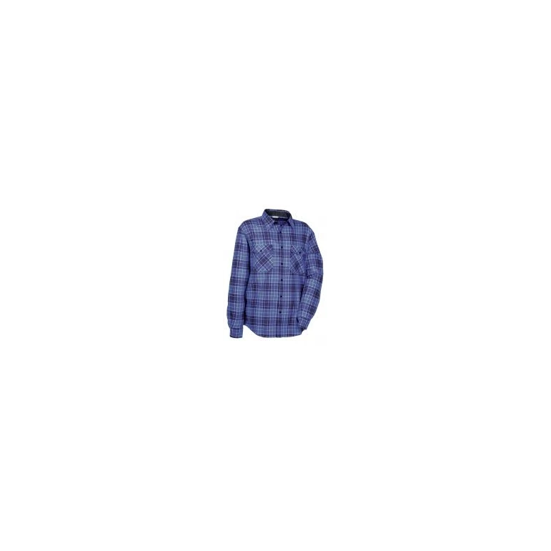 Alles muss raus -  Arbeitshemd Cofra Piccadilly 100% Baumwolle Flanella V370- 0- 00 Farbe Navy/Weiß Größe XL