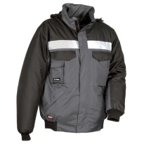 Alles muss raus -  Gepolsterte Arbeitsjacke mit vielen Taschen Cofra Gale V198- 0- 02 Farbe navy Schwarz Größe XXL