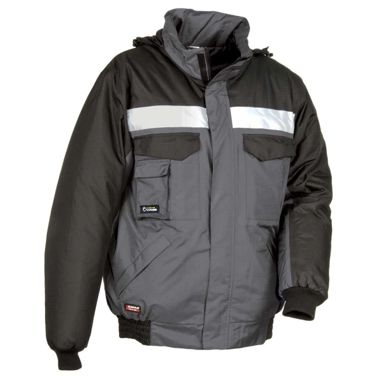 Alles muss raus -  Gepolsterte Arbeitsjacke mit vielen Taschen Cofra Gale V198- 0- 02 Farbe navy Schwarz Größe XXL