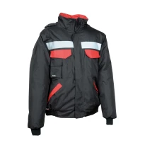 Alles muss raus -  Gepolsterte Arbeitsjacke mit vielen Taschen Cofra Gale V198- 0- 02 Farbe navy Schwarz Größe XXL