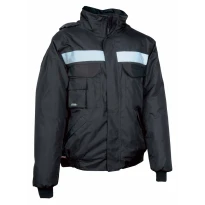 Alles muss raus -  Gepolsterte Arbeitsjacke mit vielen Taschen Cofra Gale V198- 0- 02 Farbe navy Schwarz Größe XXL