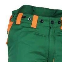 Alles muss raus -  Arbeitshosen Schnittschutz Multitaschen Cofra Chain Stop V491- 0- 08A Farbe Grün Orange Größe XL