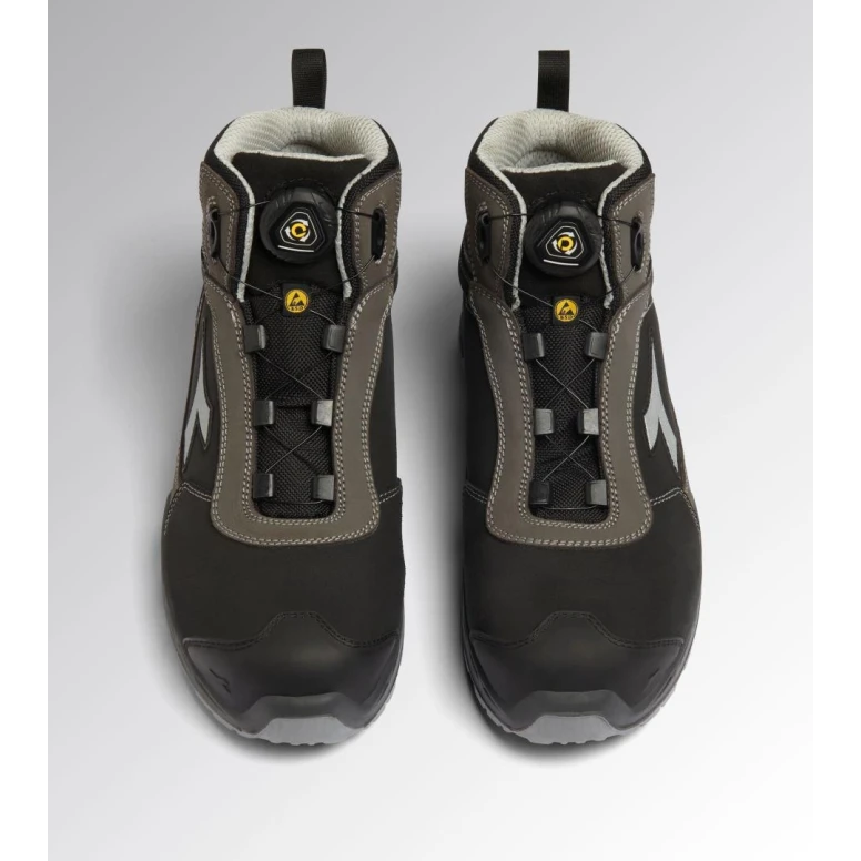 Alles muss raus -  Sicherheitsschuhe Diadora SHARK ST IMP LEA Q MID S3S FO SR SC ESD BOA 701.180611 Nummer 44