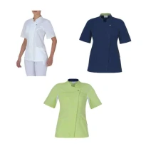 Alles muss raus -  Arbeitsbluse Giada für Damen Giblor's 18P03K054 Farbe Pistazie Größe 3XL