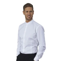 Alles muss raus -  Arbeitshemd Siggi Horeca Evan 28CM0275/00- 9011 Größe L Farbe Weiß