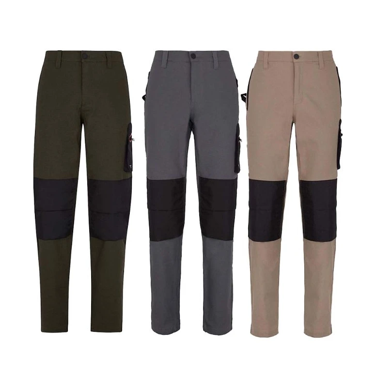 Alles muss raus -  Arbeitshosen Diadora Multitaschen Stretch 702.170058 Farbund Beige Größe 3XL