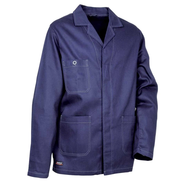 Alles muss raus -  Arbeitsjacke Multitaschen Cofra Botswana 100% Baumwolle V350- 0- 01 Farbe Navyblau Größe 60