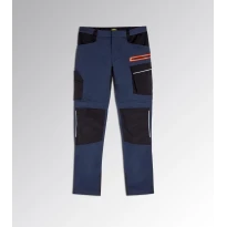 Alles muss raus -  Arbeitshose Stretch Multitaschen Diadora Hybrid Poly Performance 702.180800 Farbe Blau/Schwarz Größe S