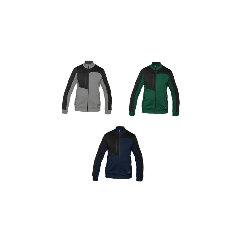 Alles muss raus -  Arbeitssweatshirt mit langem Reißverschluss und Mehrtaschen Siggi Nilo 73MG0787/00- 1089 Größe L Farbe Blau