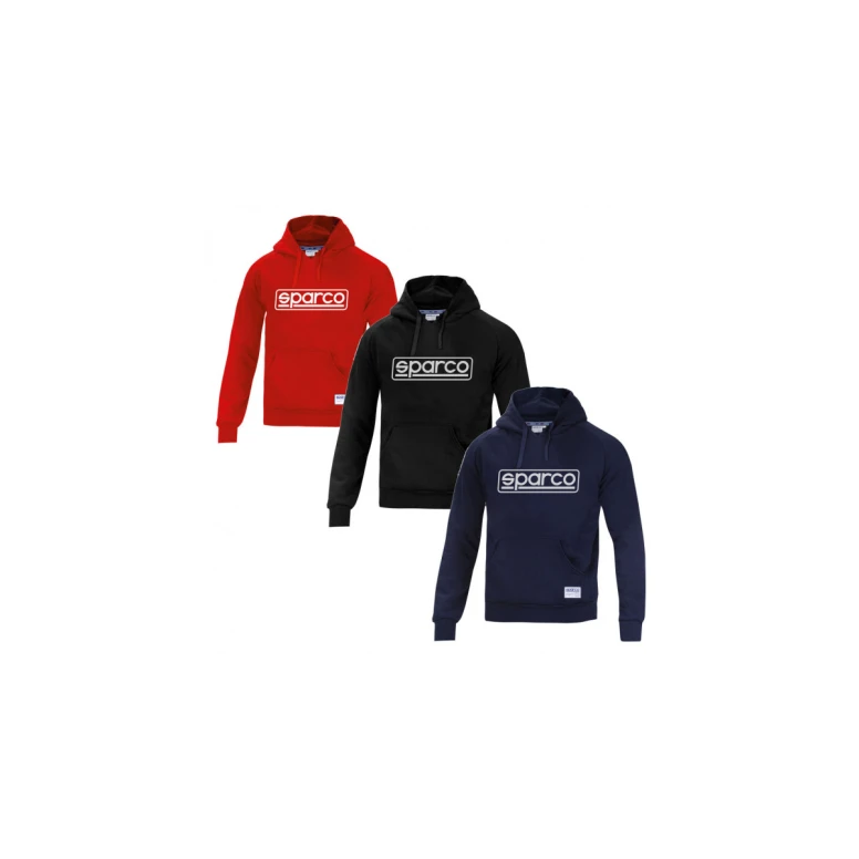 Alles muss raus -  Arbeitskapuzenpullover Sparco Hoodie Frame 01315 Größe M Farbe Blau