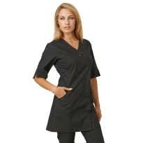 Alles muss raus -  Damen Kittel Jacky Beauty Siggi mit Knopfleiste -  63CA0492/00- 0001 Größe XL Farbe Schwarz