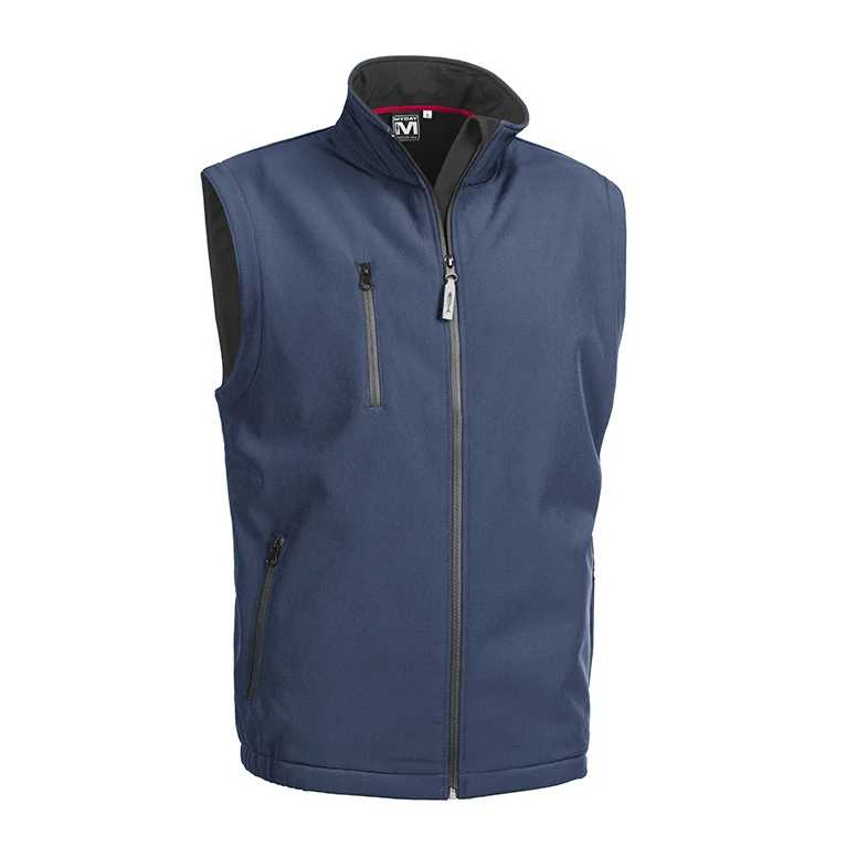 Alles muss raus -  Arbeitsweste Softshell Multitaschen Stretch Sottozero Chrono E0120 Farbe royal Größe M