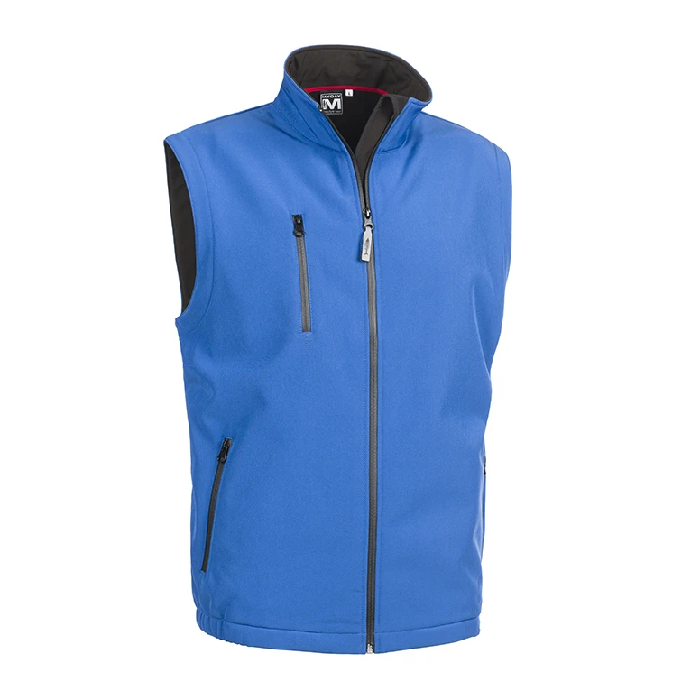 Alles muss raus -  Arbeitsweste Softshell Multitaschen Stretch Sottozero Chrono E0120 Farbe royal Größe M