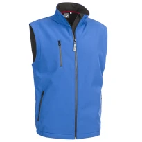 Alles muss raus -  Arbeitsweste Softshell Multitaschen Stretch Sottozero Chrono E0120 Farbe royal Größe M