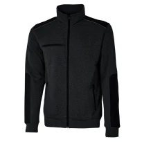 Alles muss raus -  Arbeits- Pullover U- Power Snug EY129DB Größe M Farbe grey silver
