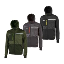 Alles muss raus -  Arbeits- Pullover U- Power Galaxy FU275BC Größe M Farbe Carbonschwarz