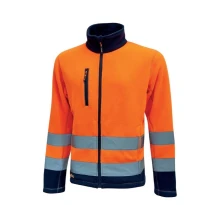 Alles muss raus -  Arbeitsjacke U- Power Workwear aus Fleece Boing HL207YF Farbe Gelb fluo Größe L 2