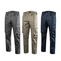 Alles muss raus -  Arbeitshosen Diadora Multitaschen Staff Light Cotton 702.176213 Größe XL Farbe Blau
