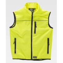 Alles muss raus -  Arbeitsweste Softshell Stretch Hochsichtbarkeit  S9320 -  Workteam Größe m Farbe Orange