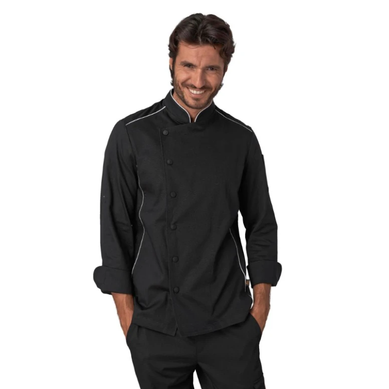 Alles muss raus -  Arbeitsjacke Chef Alex 100% Baumwolle Siggi 28GA0191/00- 0014 Größe 3xl Farbe Schwarz