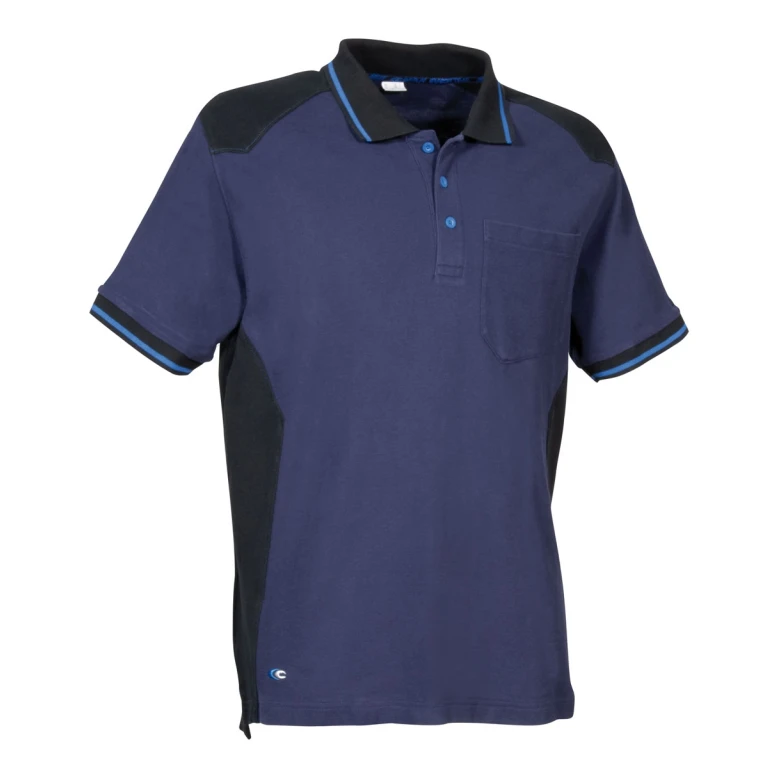 Alles muss raus -  Arbeits- Poloshirt Cofra Tudela 100% Baumwolle V620- 0- 03 Größe 3xl Farbe Anthrazit Schwarz Orange