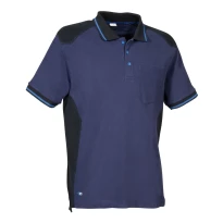 Alles muss raus -  Arbeits- Poloshirt Cofra Tudela 100% Baumwolle V620- 0- 03 Größe 3xl Farbe navy Schwarz royal