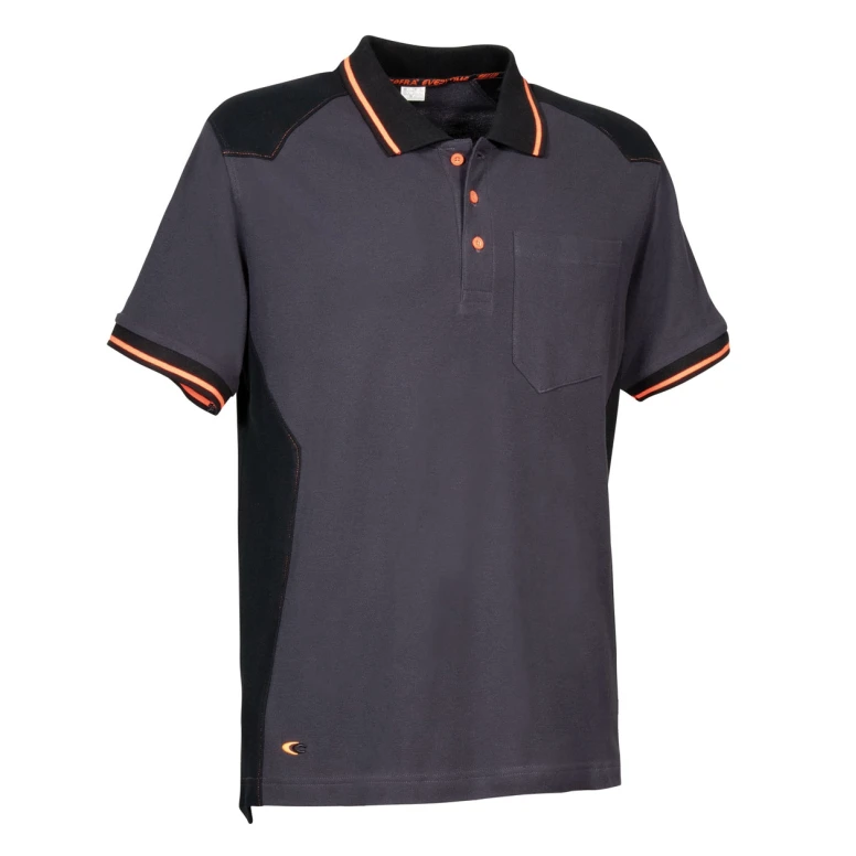 Alles muss raus -  Arbeits- Poloshirt Cofra Tudela 100% Baumwolle V620- 0- 03 Größe 3xl Farbe navy Schwarz royal