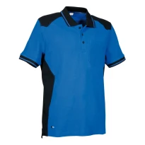 Alles muss raus -  Arbeits- Poloshirt Cofra Tudela 100% Baumwolle V620- 0- 03 Größe 3xl Farbe navy Schwarz royal