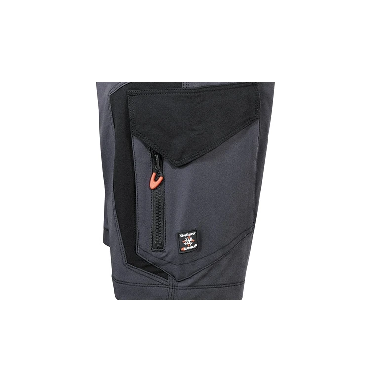 Alles muss raus -  Arbeitsbermuda Multitaschen Stretch Cofra Bortan V593- 0- 02 Farbe Schwarz Schwarz Größe 48