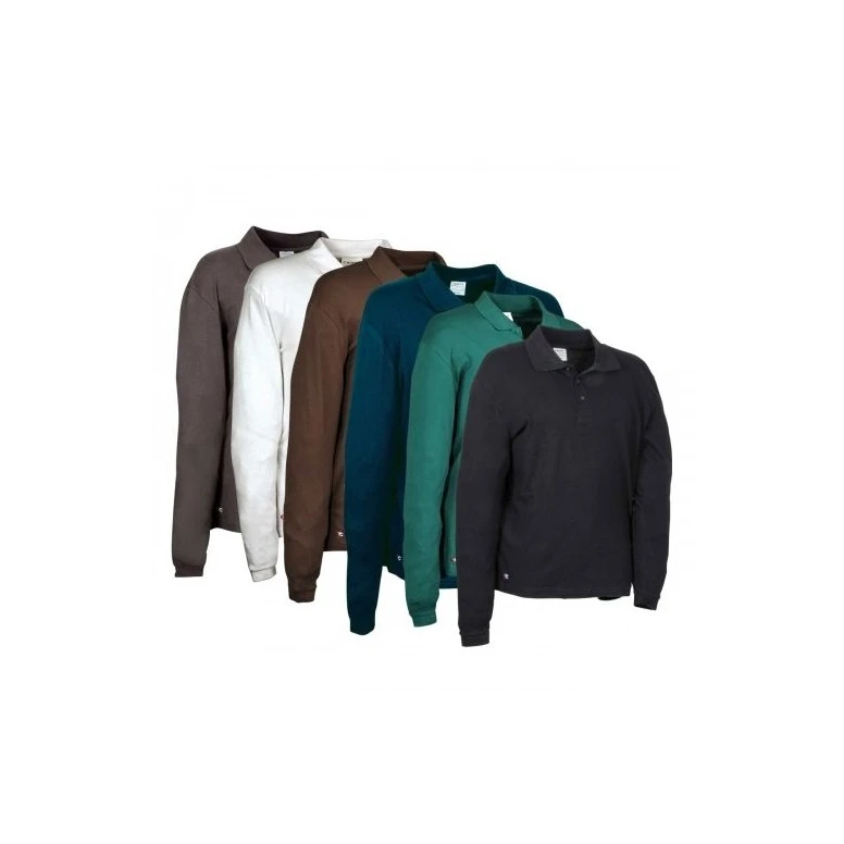 Alles muss raus -  Arbeits- Poloshirt Cofra Wimbledon 100% Baumwolle Piquet V218- 0- 02  Größe M Farbe Grün
