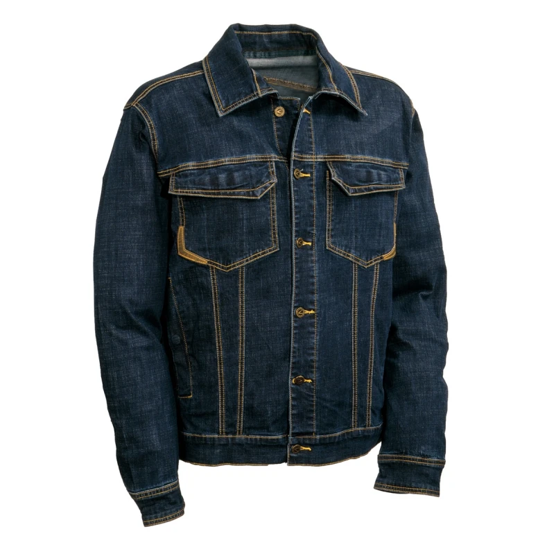 Alles muss raus -  Arbeitsjeansjacke Stretch Elastisch Mehrtaschen Cofra Smirne V498- 0- 00 Nummer 48