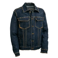 Alles muss raus -  Arbeitsjeansjacke Stretch Elastisch Mehrtaschen Cofra Smirne V498- 0- 00 Nummer 48