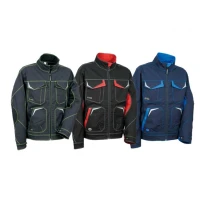 Alles muss raus -  Arbeitsjacke Stretch elastisch Multitaschen Cofra Abrantes V480- 0- 04 Farbe navy royal Größe 46