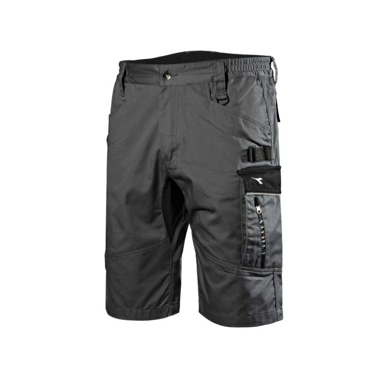 Alles muss raus -  Arbeitsbermuda Diadora Stretch Multitaschen Easywork Light 702.176206 Größe M Farbe Grau