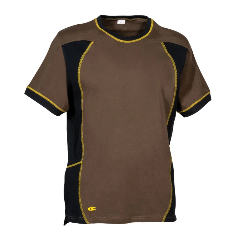 Alles muss raus -  Arbeits- T- Shirts Cofra Zuera 100% Baumwolle V598- 0- 02 Größe M Farbe Schlamm/Schwarz