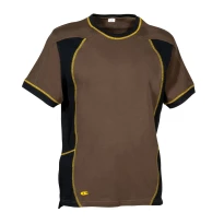 Alles muss raus -  Arbeits- T- Shirts Cofra Zuera 100% Baumwolle V598- 0- 02 Größe M Farbe Schlamm/Schwarz